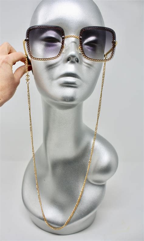 chanel sunglass chain|how much chanel sunglasses cost.